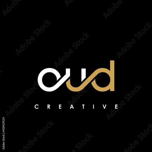 OUD Letter Initial Logo Design Template Vector Illustration