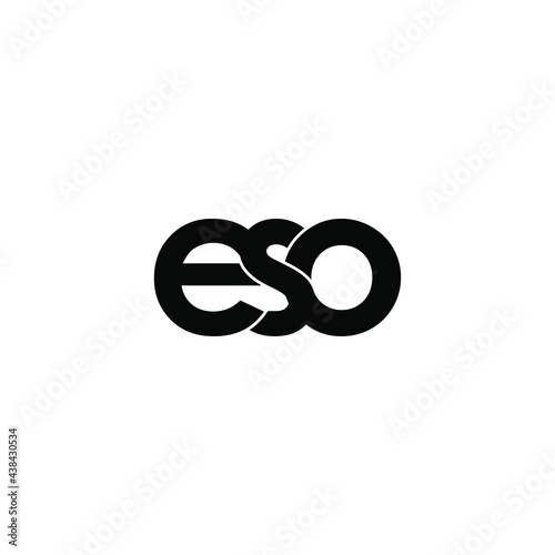 eso letter original monogram logo design
