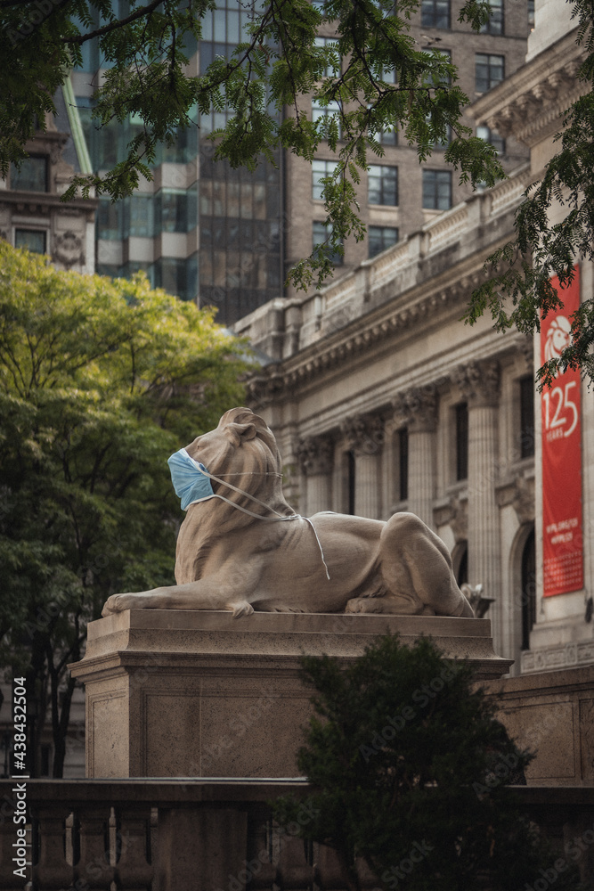 Obraz premium statue of the lion