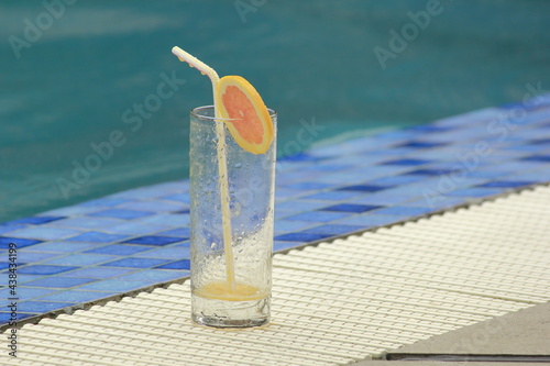 cocktail in the pool