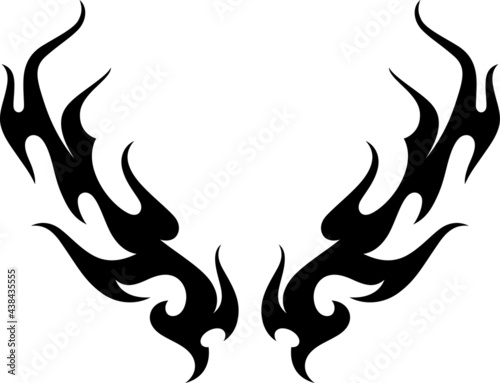 174-Fire Tribal-57(Wing Type)