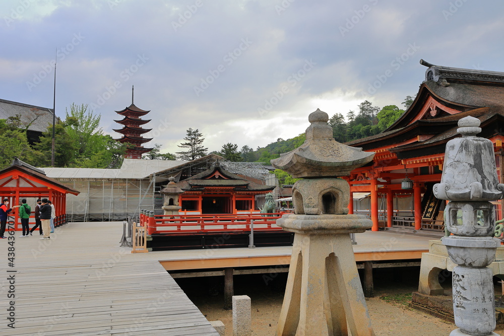 Obraz premium 厳島神社 広島 日本