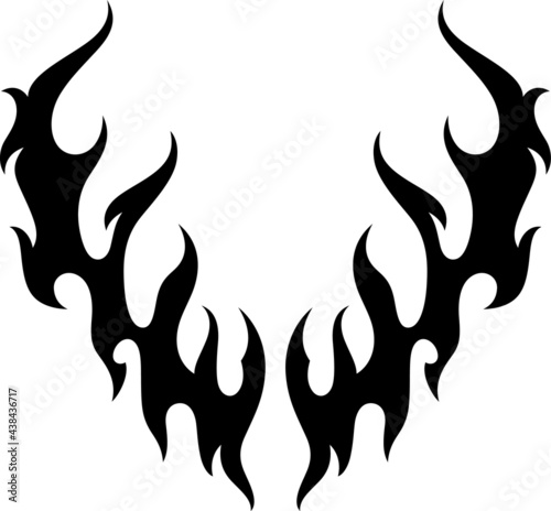 178-Fire Tribal-61(Wing Type)