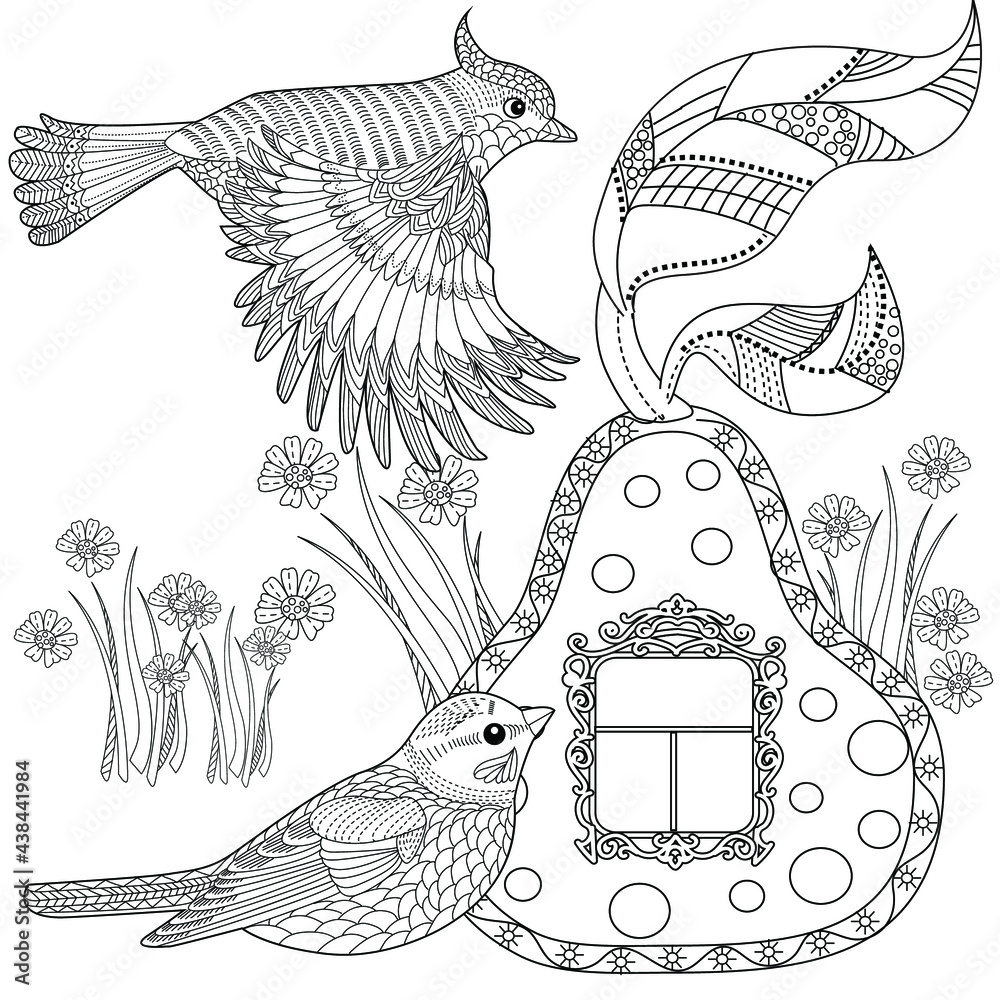 Birds: A Mindful Colouring Book (Georgie Woolridge Mindful Colouring  Series): 9781906761790: Georgie Woolridge: Books - Amazon.com