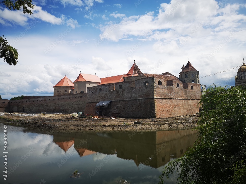 Fagaras medieval fortress in Brasov County - Transylvania Romania .