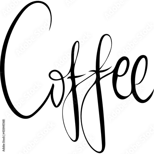Coffee typography