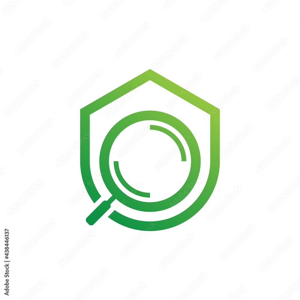 house inspection logo with monoline concept house inspection logo with monoline concept