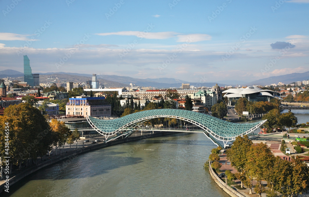  River Kura in Tbilisi. Georgia