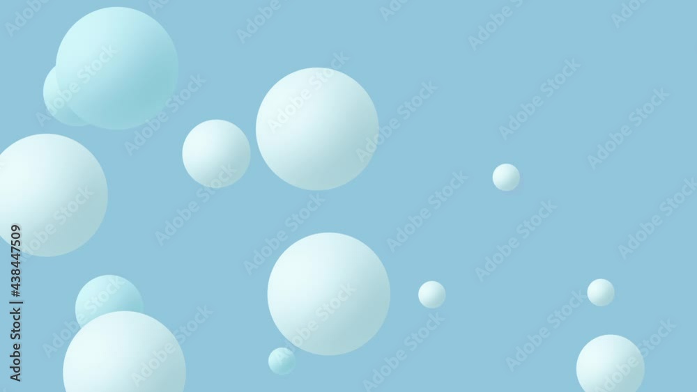 Modern beautiful clean blue white ball background
