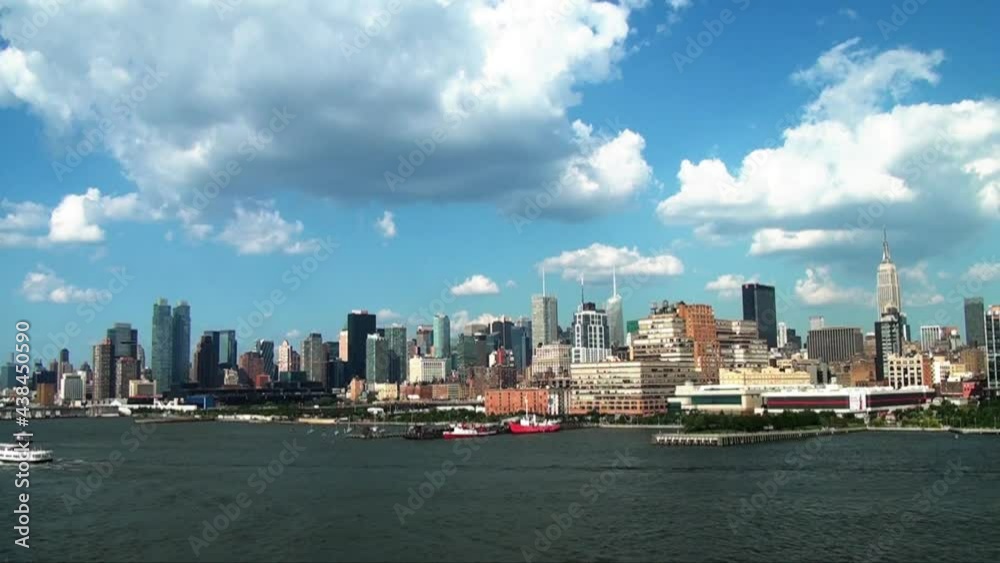 Sailing on Hudson River - New York City Sailing on Hudson River - New York City