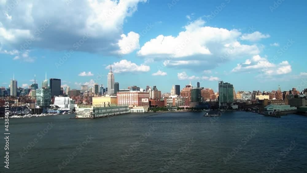 Sailing on Hudson River - New York City Sailing on Hudson River - New York City