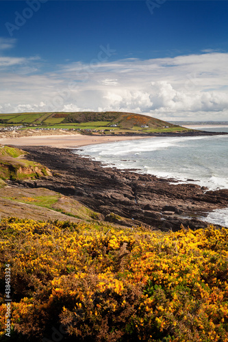 Overlooking Croyde beach from the South West Coastal path, North Devon