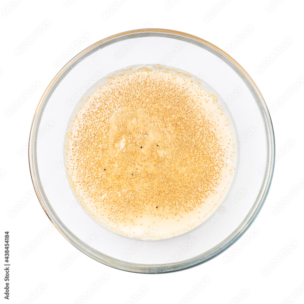 top view of amaranth boiled with coconut milk top view of amaranth boiled with coconut milk