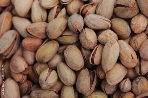pistachio nuts, close up view