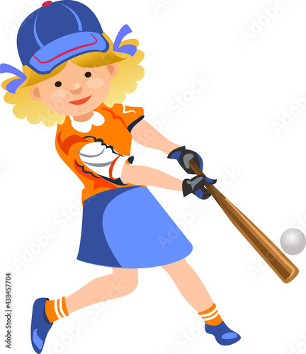 softball girl player