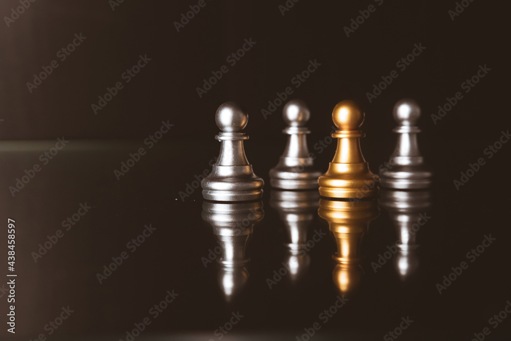 Closeup of chess characters on board games. to represent decision making in term of business strategy to find out the best solution to meet target objective and goal. Closeup of chess characters on board games. to represent decision making in term of business strategy to find out the best solution to meet target objective and goal.