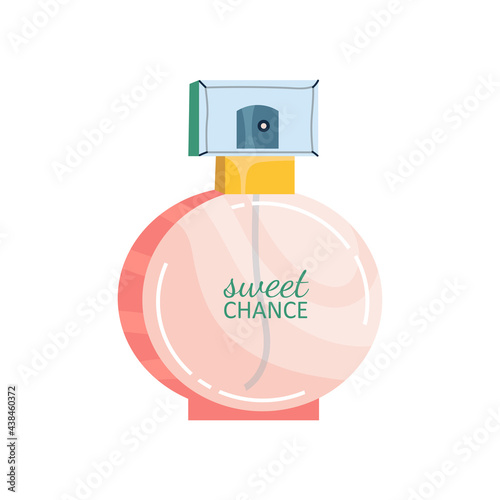 Beautiful fragrance bottle perfumery container