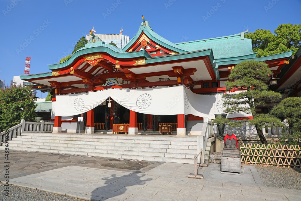 Obraz premium 山王日枝神社の本殿