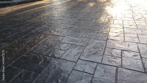 stamp concrete floor