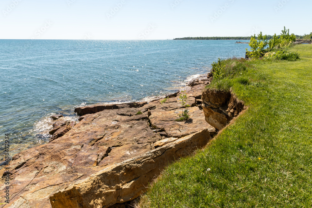 Lake Huron Coastline in Michigan