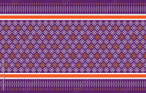 Asian Geometric ethnic pattern seamless silk design color oriental seamless patterns using for fabric curtain carpet wallpaper garments clothing paper wrapping Batik fabrics Vector seamless Pattern