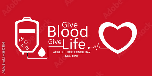 World Blood Donor Day. vector illustration design