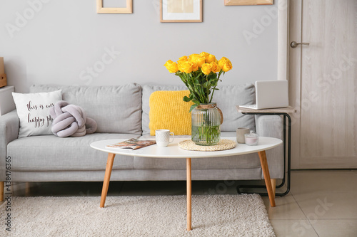 Interior of stylish living ...