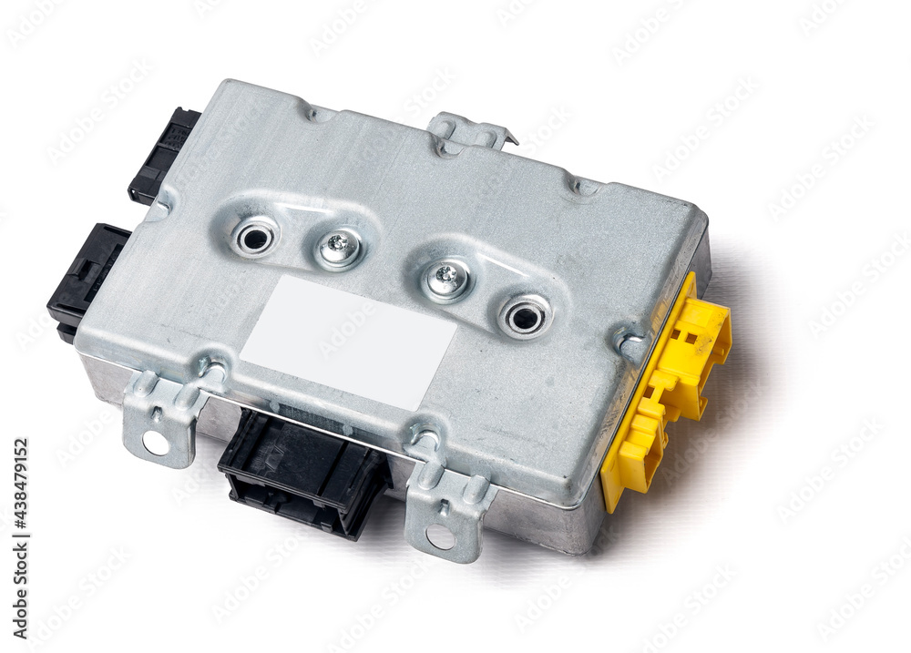 Metal car engine control unit with metal elements Metal car engine control unit with metal elements