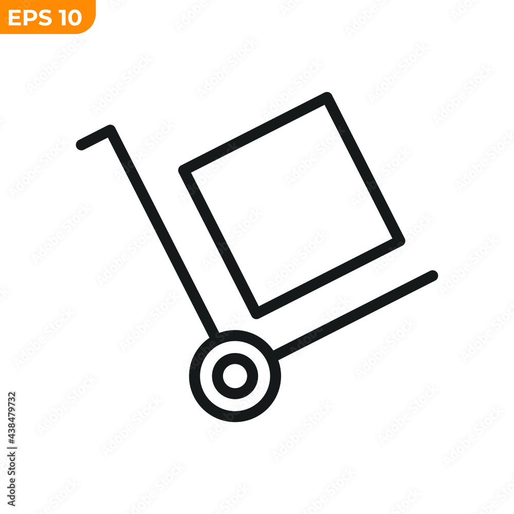hand trolley icon symbol template for graphic and web design collection logo vector illustration hand trolley icon symbol template for graphic and web design collection logo vector illustration