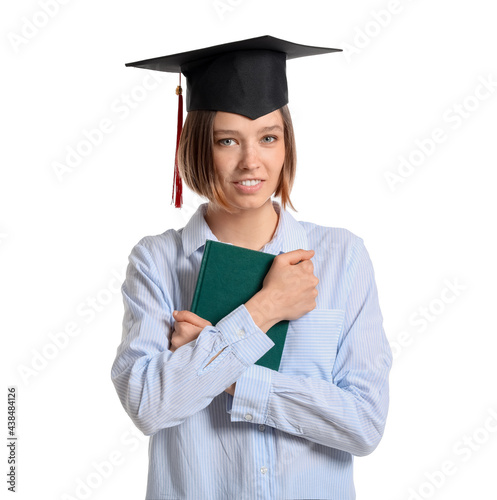 Female graduating student w...