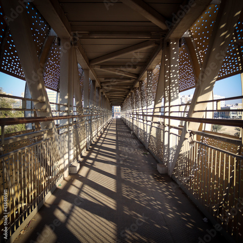 Light in the Pedestrian Bridge Tunnel