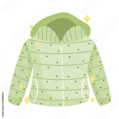 warm jacket with hooded