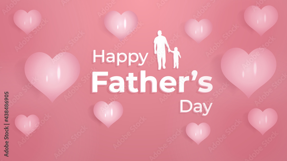 Happy Father's Day Vector Creative Banner Premium Template. High Quality 3D elements, 100% Editable. Easy to use Multi Purpose. Father's Day Special Premium Banner Or Poster Design.
