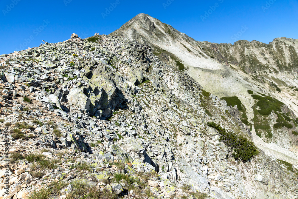 Polezhan peak at Pirin Mountain, Bulgaria