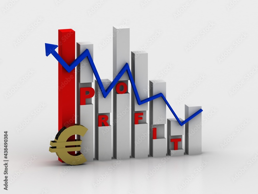 3d rendering Stock market online business concept. business Graph 3d rendering Stock market online business concept. business Graph