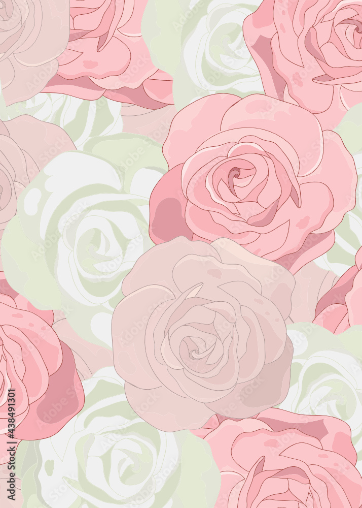 card with roses card with roses