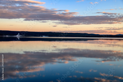 sunrise over the lake, Lake Lewis Wyoming © FPLV