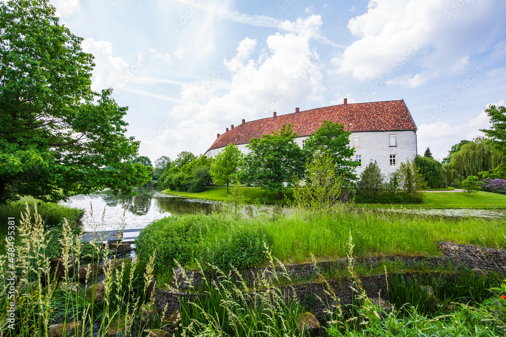 Aussenansicht des Steinfurter Schlosses im Münsterland