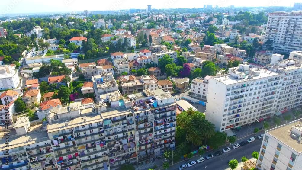 Vue aérienne de la ville Alger, Algérie