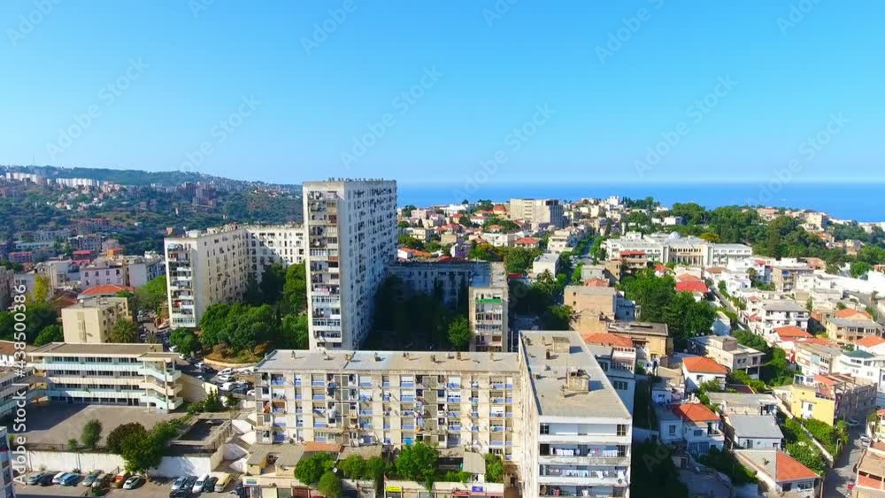 Vue aérienne de la ville Alger, Algérie Vue aérienne de la ville Alger, Algérie