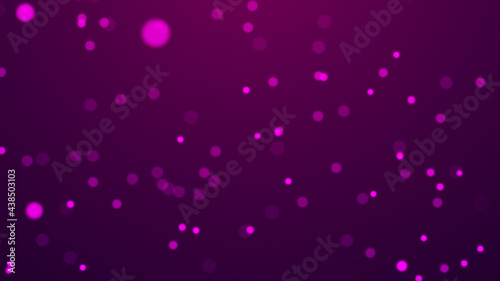 Particles of dust. Abstract digital background of points. Glowing plexus. Big data. Network or connection. Abstract technology science background. 3d rendering