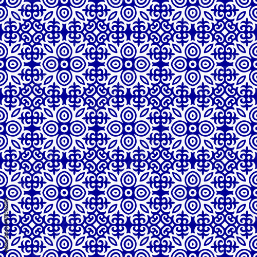 Seamless Asian pattern of the nomads of Central Asia and Kazakhstan, Kyrgyzstan. Nomadic ethnic stamp style. Asian ornaments. 