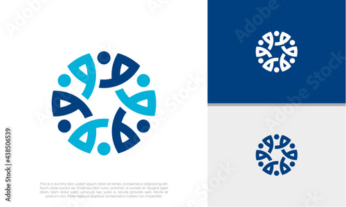 Human Resources Consulting Company, Global Community Logo.
