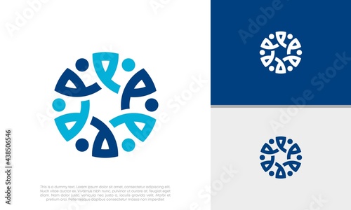 Human Resources Consulting Company, Global Community Logo.
