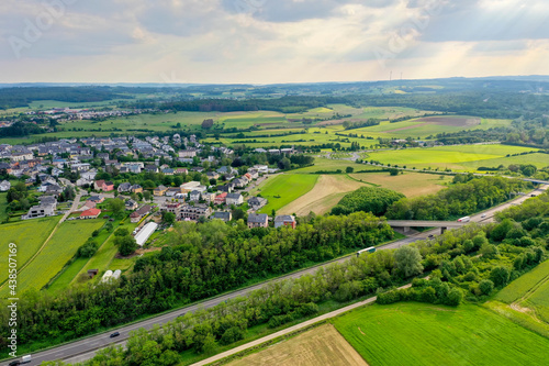 aerial view on Mamer