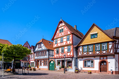 Marktplatz, Seligenstadt, Hessen, Deutschland 
