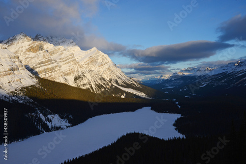 canadian rockies in winter