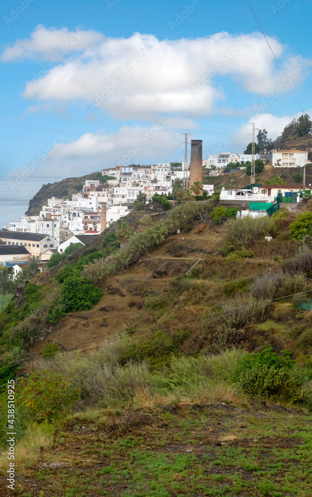 Andalusian village in the coast