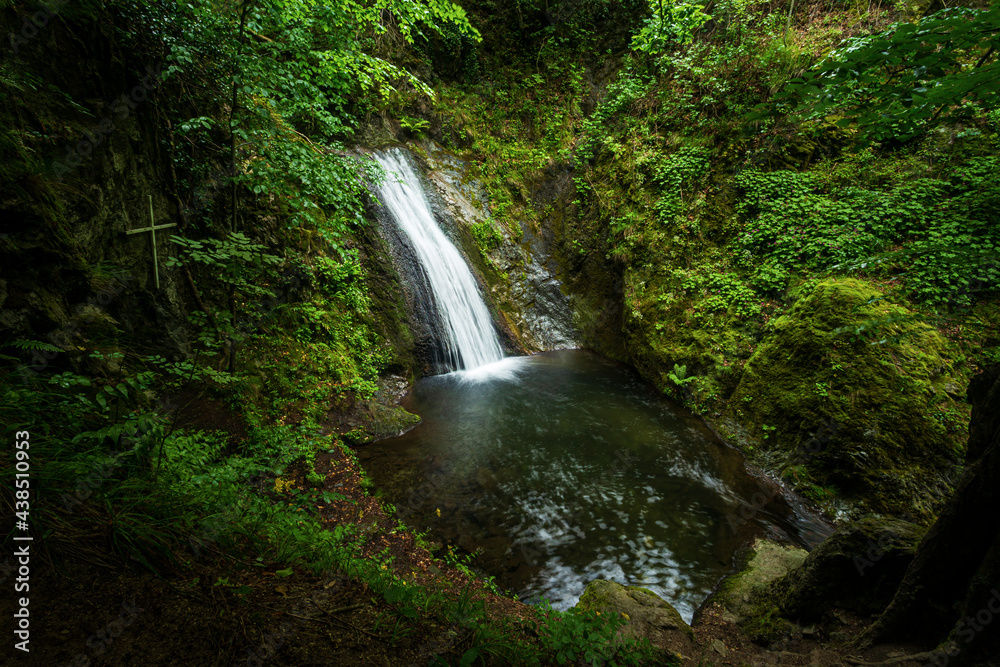 Virgin Mary waterfall