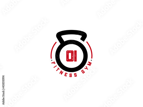 Letter OI Logo, Gym OI, fitness oi logo icon design